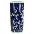 Ceramic Oriental Furniture Floral Blue  White Porcelain Umbrella Stand